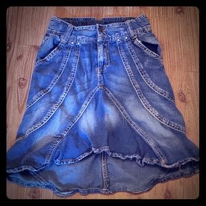 Girls size 8 jean skirt